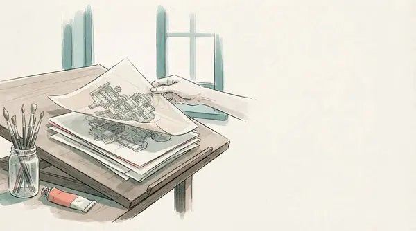 Generated illustrations, without the blog looking generated
